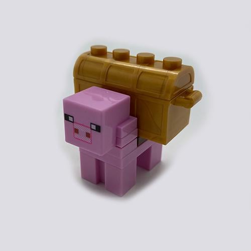 Конструктор фігурка iBlock Pig Minecraft 3,5 см