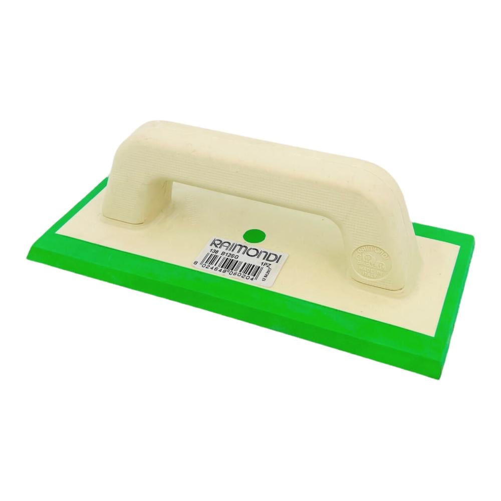 Шпатель затирочный из зеленой жесткой резины (136B12SG)