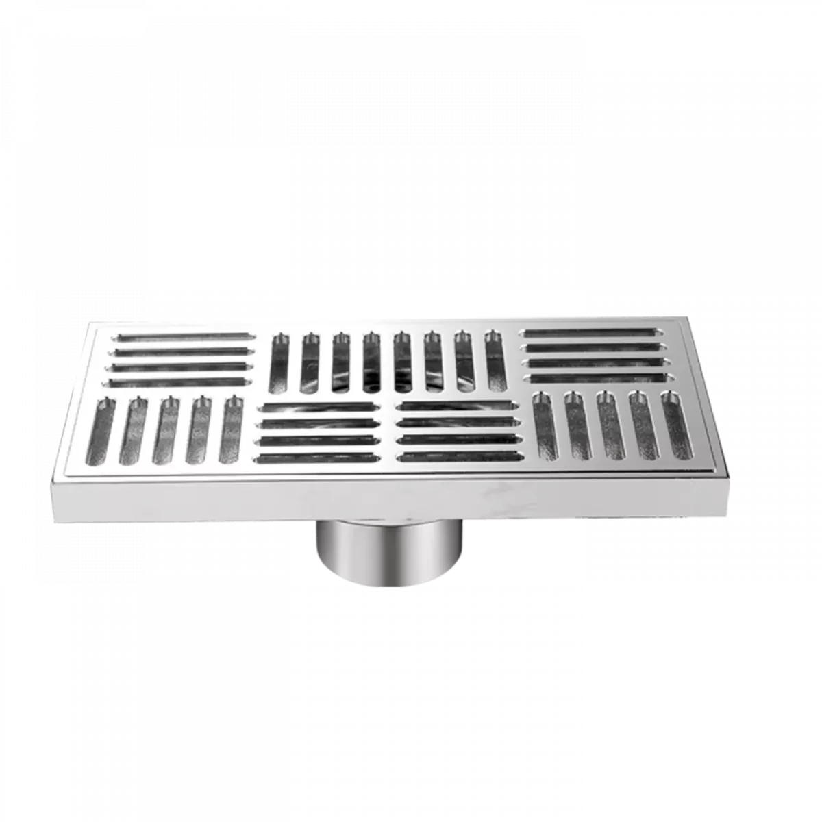 Трап для душа Gappo G82050 латунь 100х200 мм Хром (1641486250) Трап для душа Gappo G82050 латунь 100х200 мм Хром (1641486250)