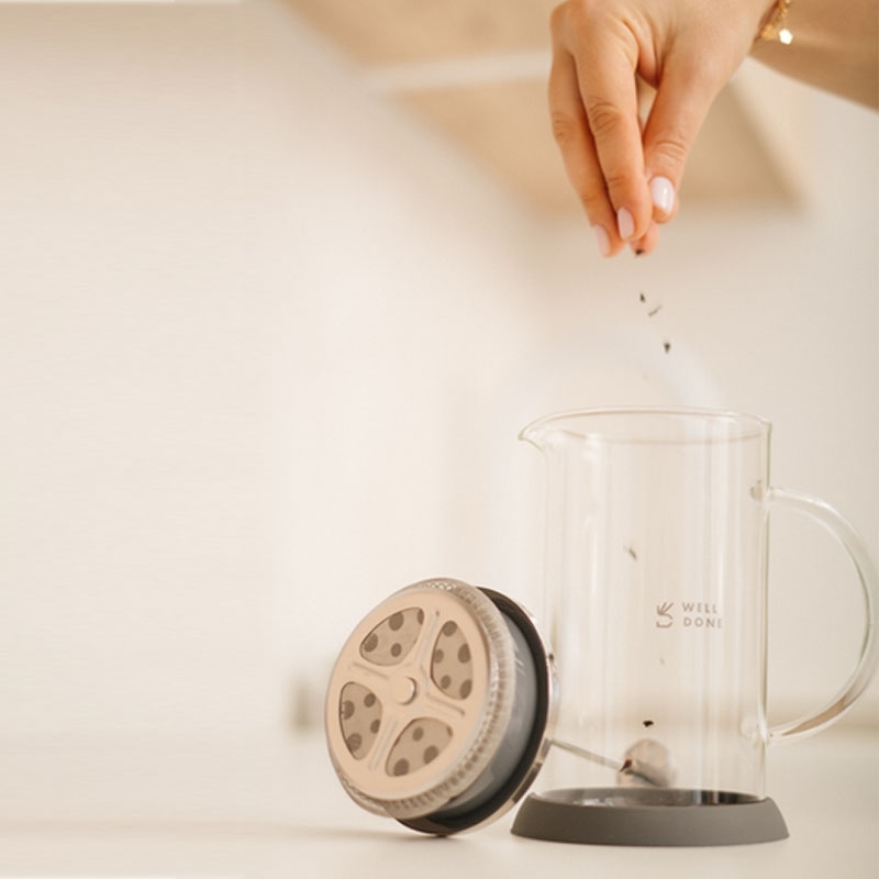 Заварник Well Done WD-8036B френч-пресс стеклянный 600 мл (26202752) - фото 8 Заварник Well Done WD-8036B френч-пресс стеклянный 600 мл (26202752) - фото 8