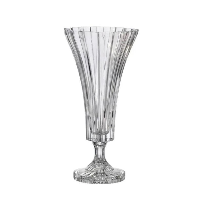 Ваза Bohemia Ballet на ножке богемское стекло 450 мм (9e671751)