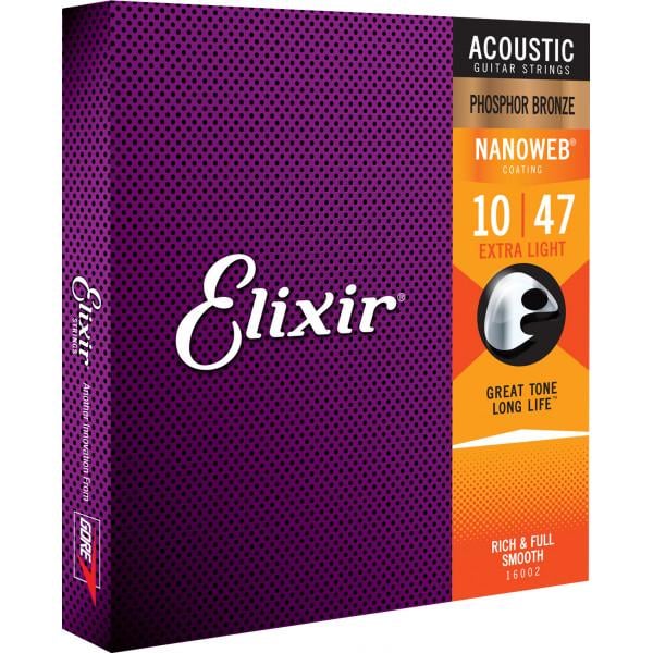 Комплект струн Elixir Acoustic Phosphor Bronze Extra Light (PB NW EL)