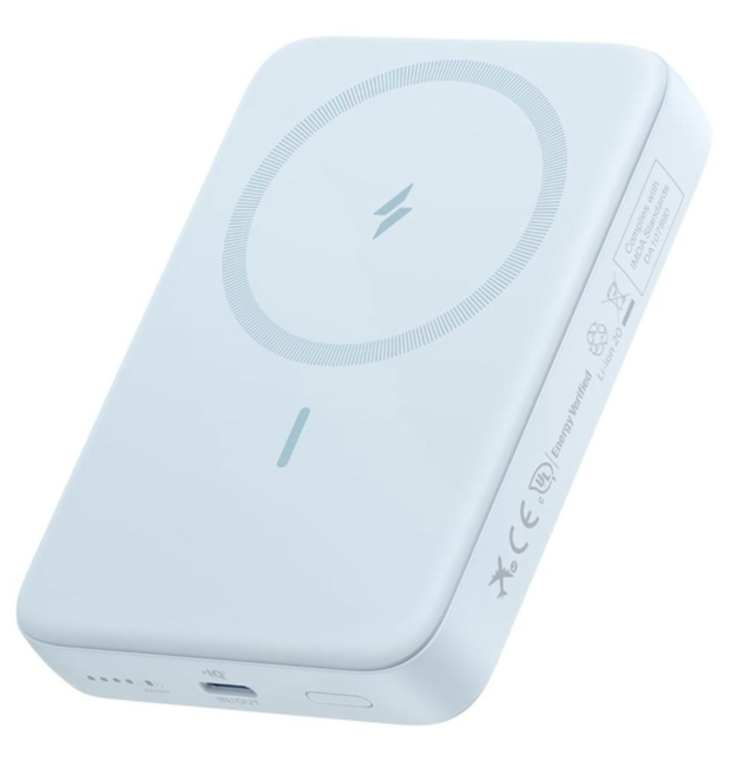 Повербанк Anker Zolo Magnetic 10000 mAh 30W Blue (A1684631) - фото 1