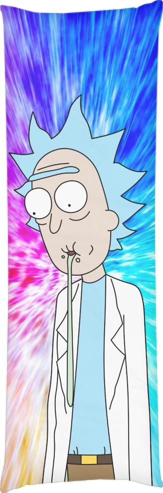 Подушка дакимакура Rick and Morty 40x100 см (13549292)
