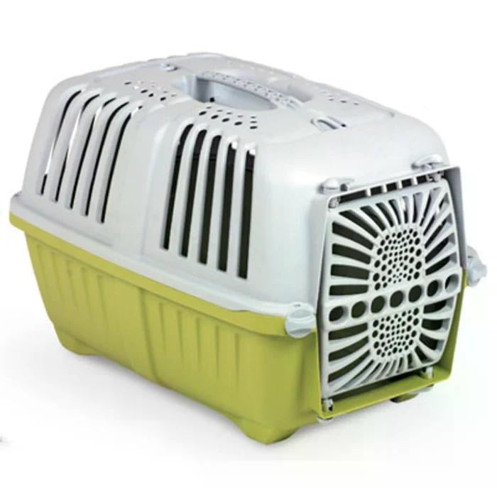 Переноска для тварин MPS PRATIKO 1 двері пластик 48х31,5х33 см Green