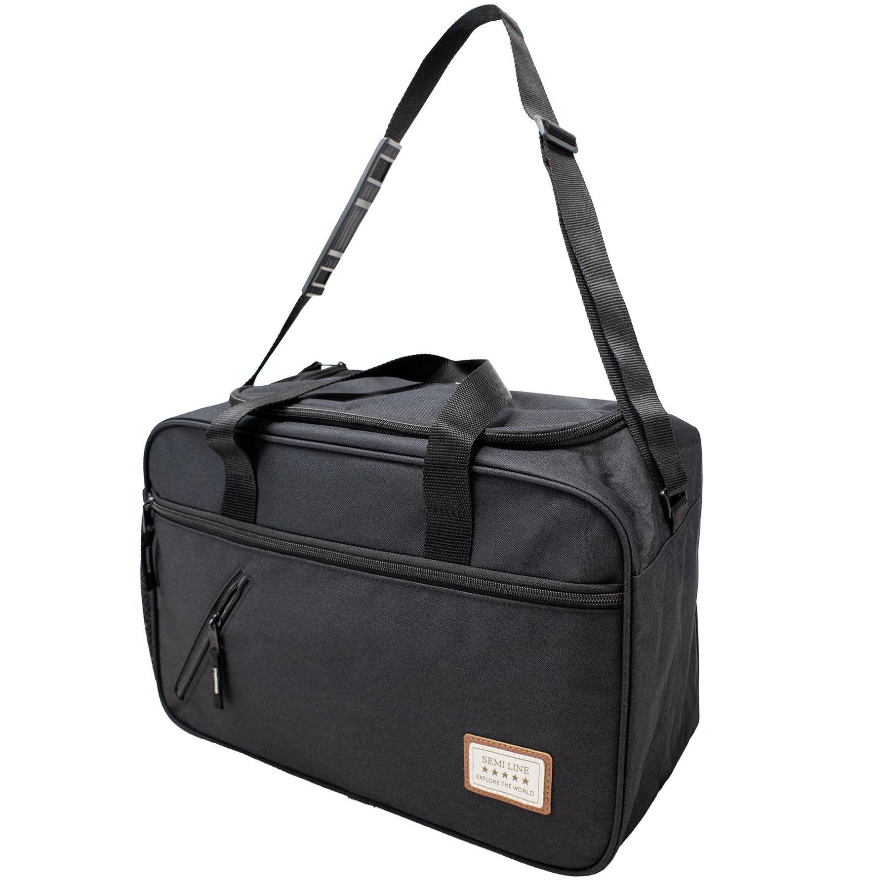 Дорожная сумка SEMI LINE 20 л Black (T5785-4)