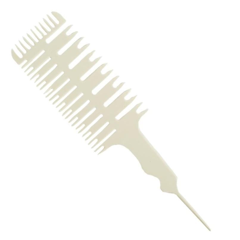 Гребінець для мелірування Salon Professional пластиковий Світлий (DH-10)