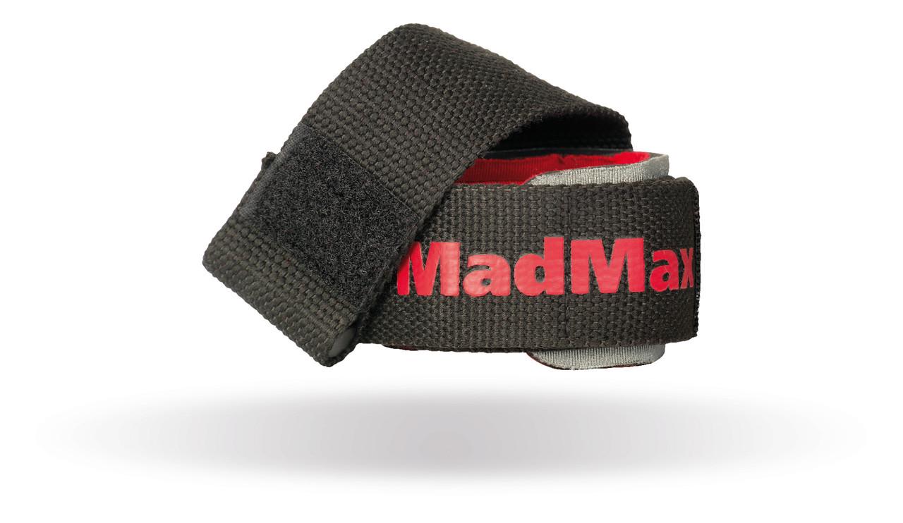 Лямки для тяги MadMax MFA-332 PWR Straps+ Black/Grey/Red (21398870) - фото 2