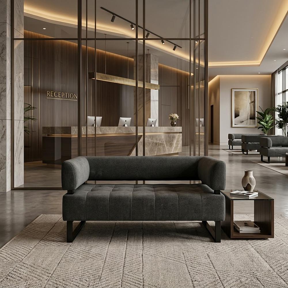 Диван Office Soft 155х65х75 см Graphite (rich_sofa_00542)