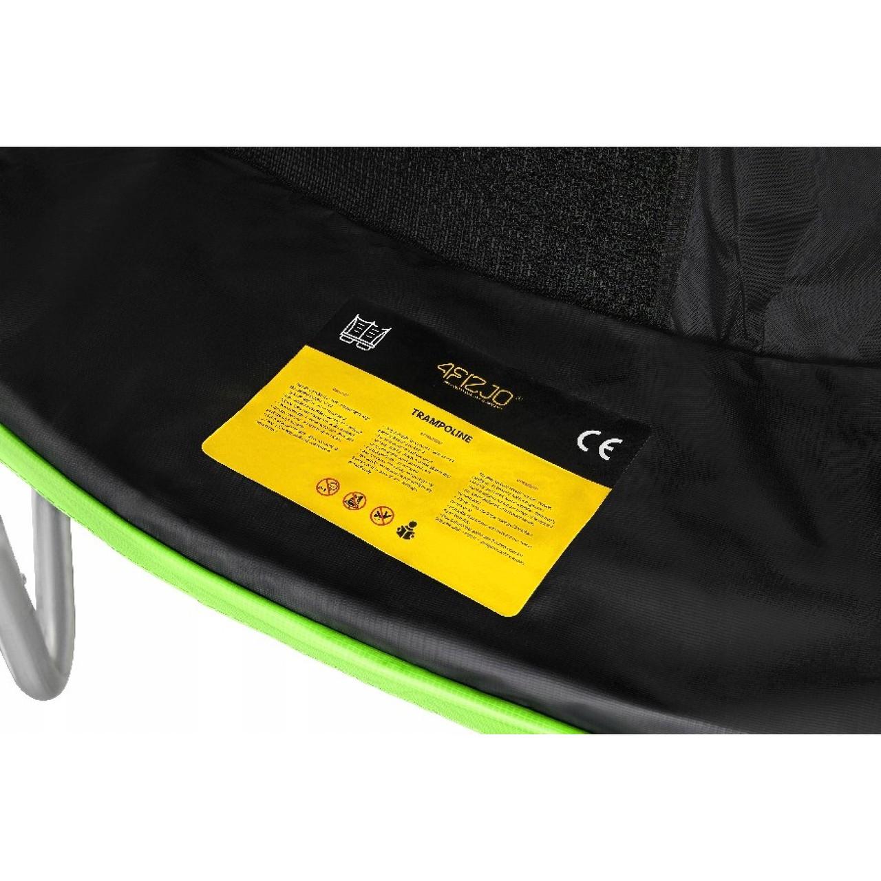 Батут із внутрішньою сіткою 4FIZJO 4FJ0311 Pro 10FT 312 см Black/Green - фото 2