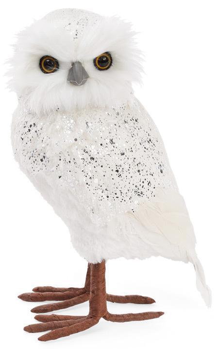 Декоративная фигура Белая Сова 28 см пенопласт (BD-743-307)