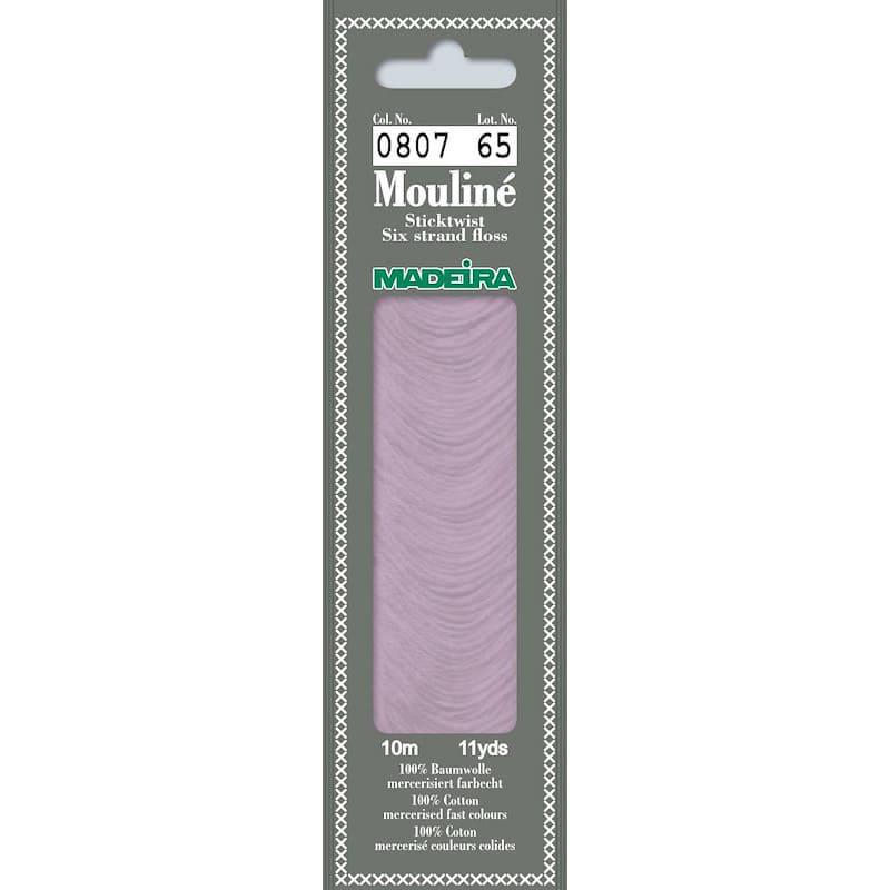 Нитки мулине Madeira 0807 Mouline Фиолетовый античный