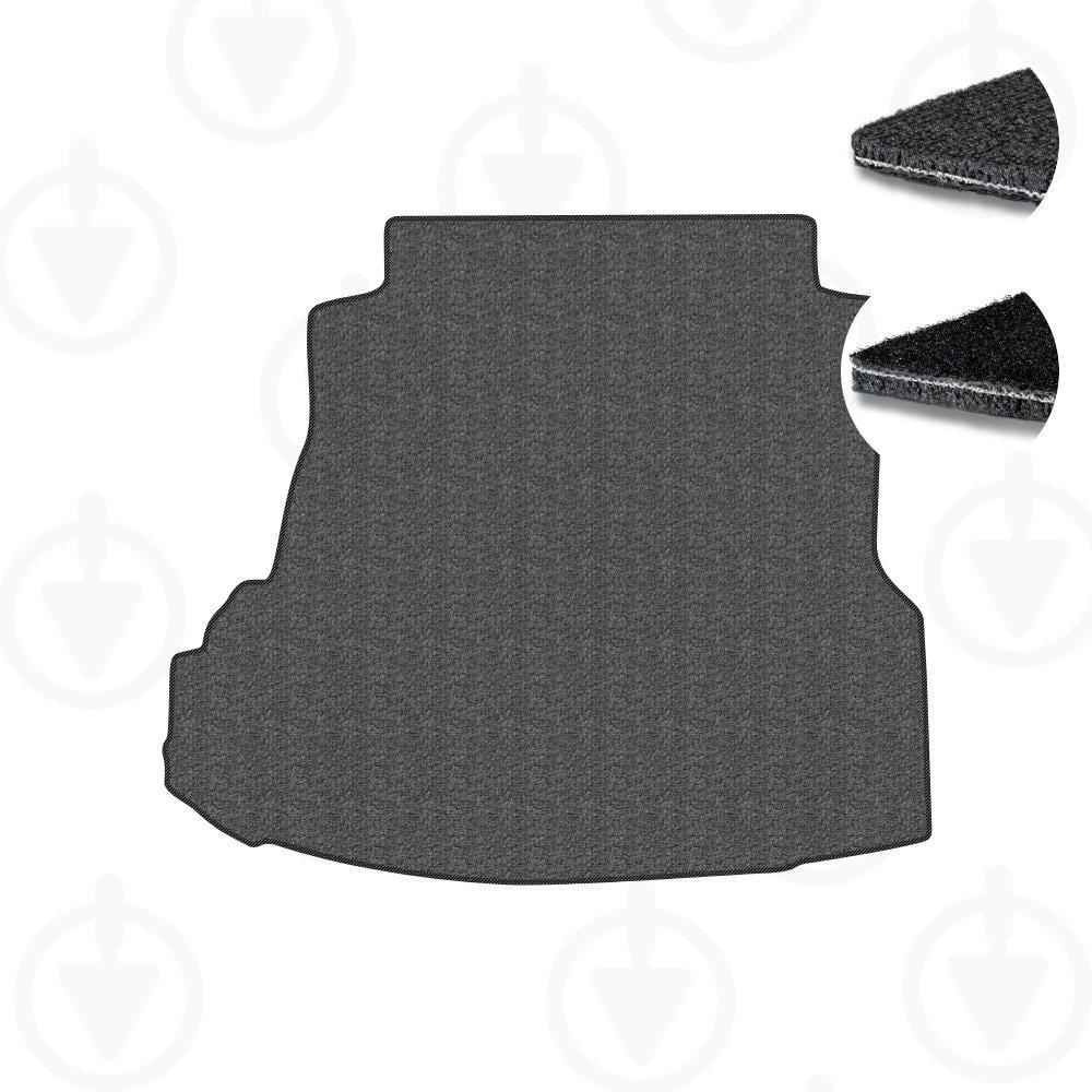 Килимок до багажника Star-Tex для Audi A4 B5 1994-2001 р. седан текстиль/VAG Графіт/Чорний (10066-65-55-57)