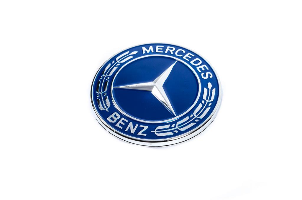 Заглушка вместо эмблемы на капот Mercedes Davs Auto для Mercedes abs-пластик Синий Заглушка вместо эмблемы на капот Mercedes Davs Auto для Mercedes abs-пластик Синий