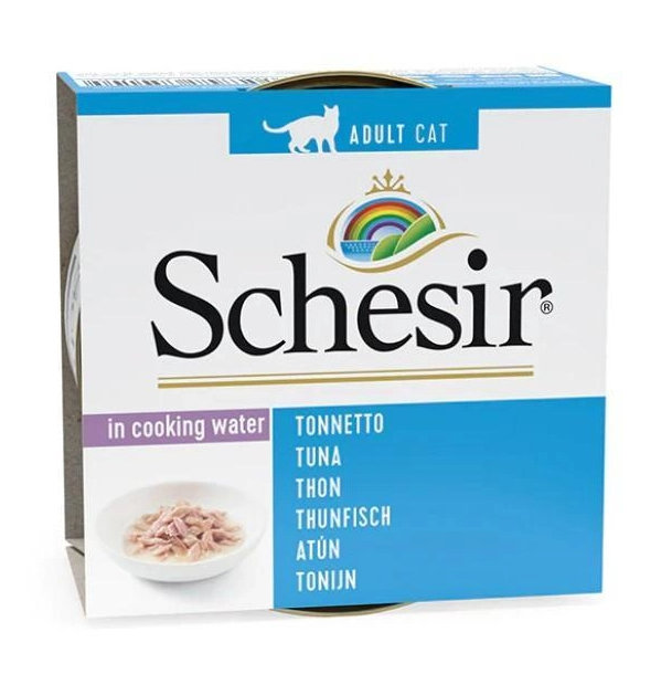 Корм для котів вологий Schesir Tuna в бульйоні 85 г