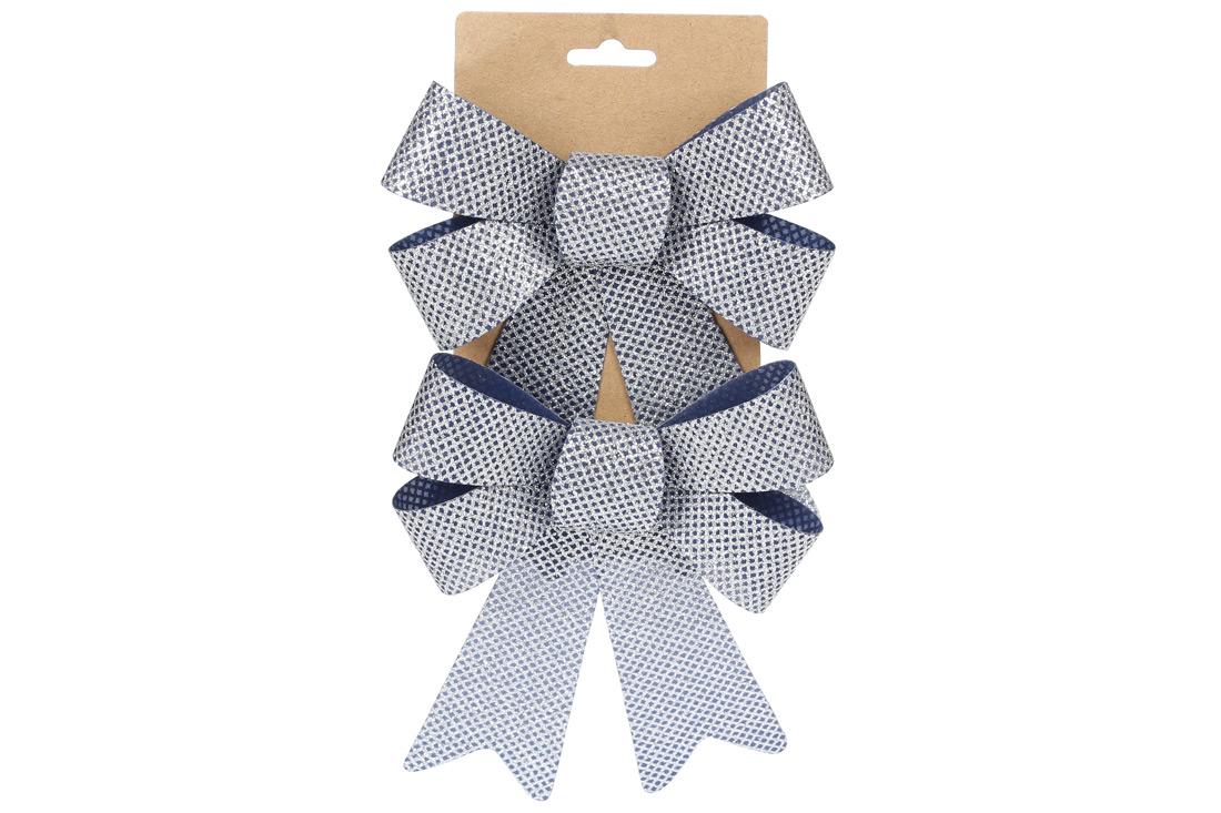 Новогодний подвеска BonaDi Бант 2 шт. (821-027)