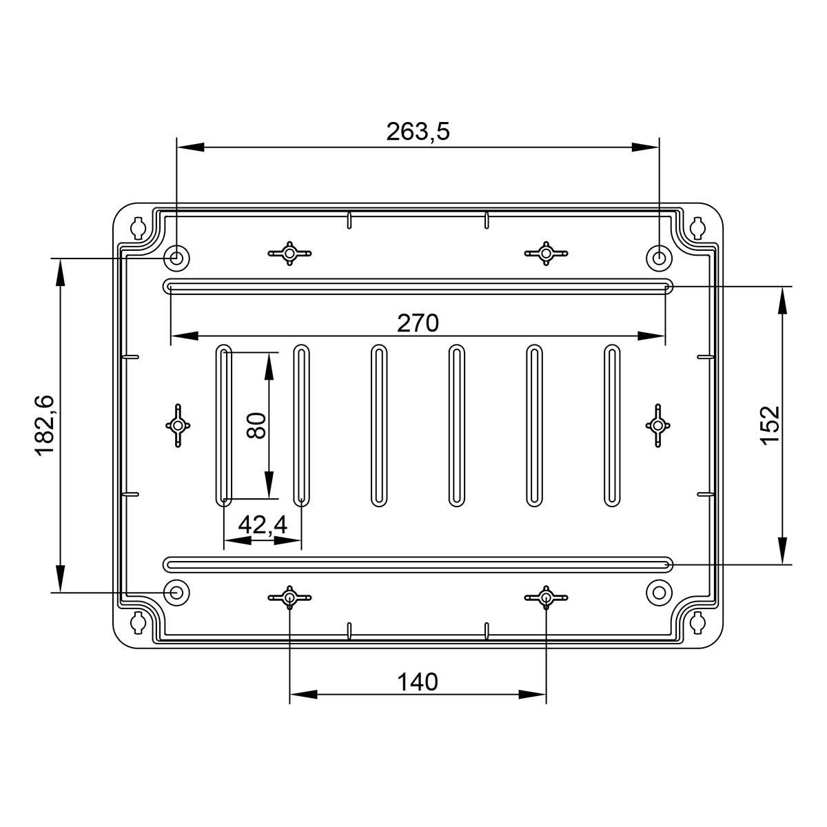 Коробка клеммная IDE P65-IP67 243x333x132 мм (ELT322) - фото 8