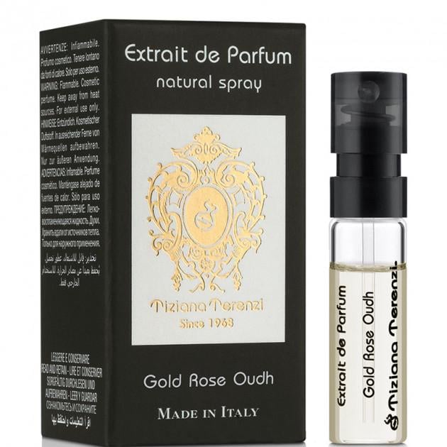 Духи унисекс Tiziana Terenzi Gold Rose Oudh Extrait de Parfum пробник 1,5 мл (18778307) Духи унисекс Tiziana Terenzi Gold Rose Oudh Extrait de Parfum пробник 1,5 мл (18778307)
