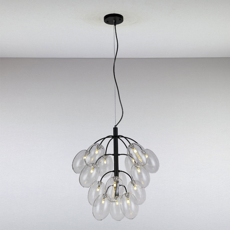 Люстра Light House LS-13156-15 BK+CL Черный