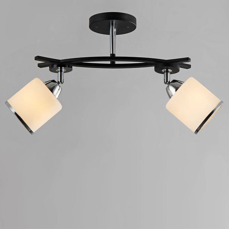 Люстра потолочная Light House NM-14521/2 BK+CH на две лампы Черный