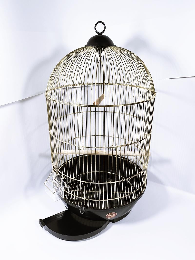 Клетка для птиц Diva ЗК 330 ⌀ 40х70 см Gold (229)