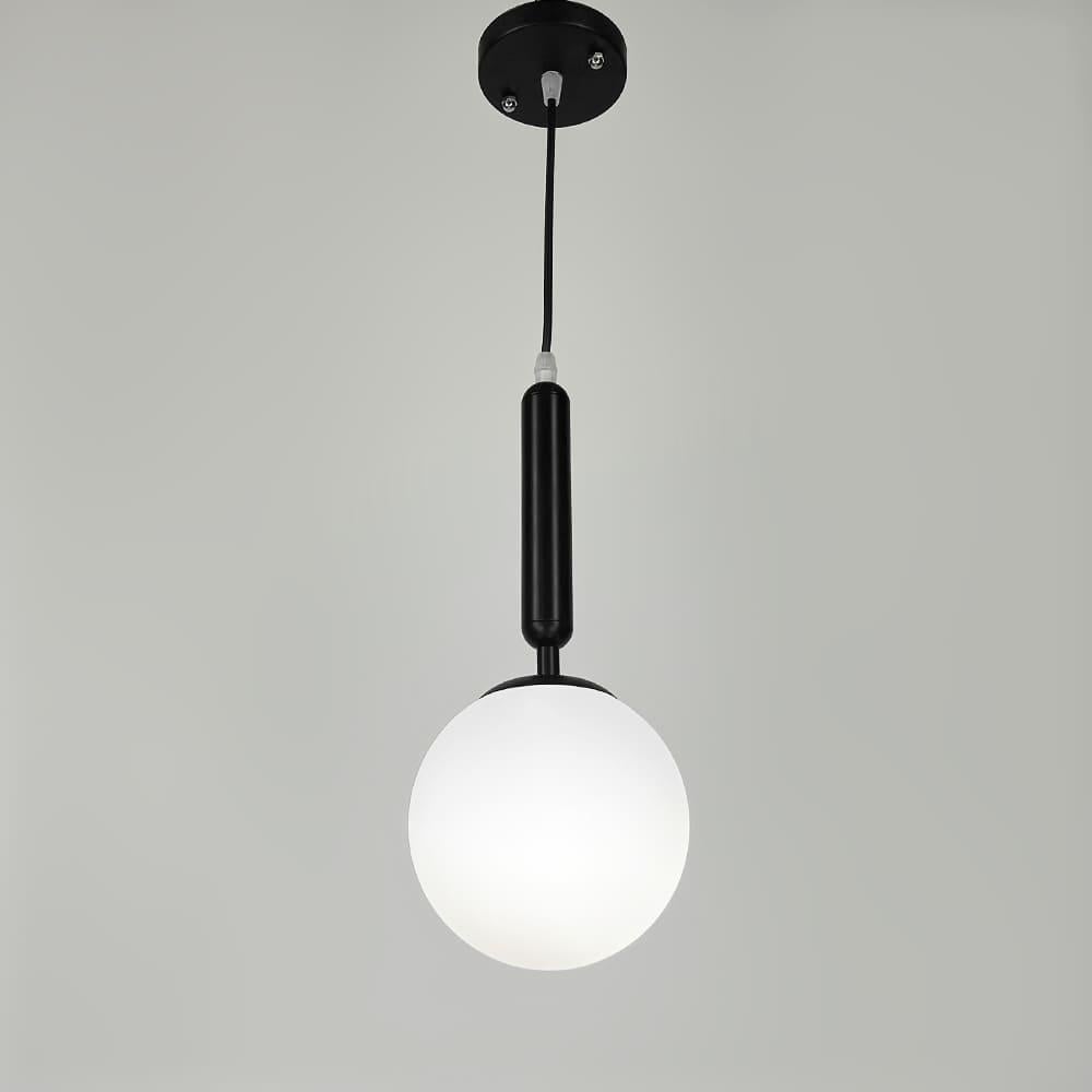 Люстра подвесная Light House LNF-17543/1 BK с белым плафоном Черный