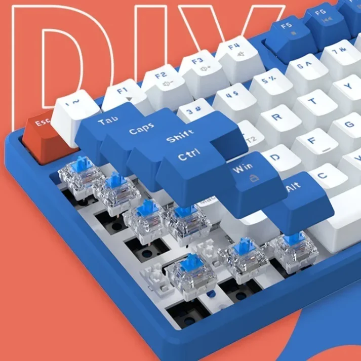 Клавіатура механічна Ajazz AK871 Blue (2534031300) - фото 2 Клавіатура механічна Ajazz AK871 Blue (2534031300) - фото 2