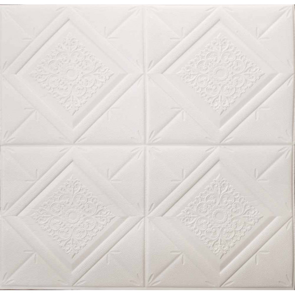 3D-панель Узор в ромбе самоклеящаяся декоративная 700x700x6 мм