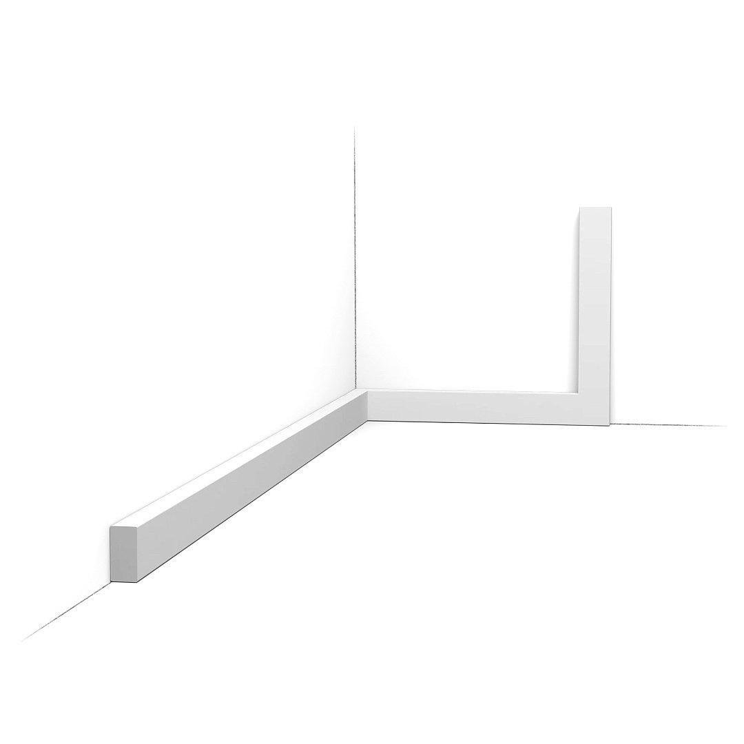 Плинтус дюрополимерный Orac SX194 жесткий 20х10х2000 мм (29326141)