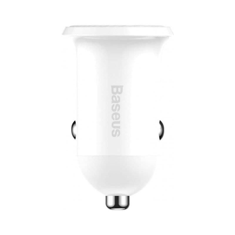 Автомобільний зарядний пристрій BASEUS Grain Pro 2USB 4,8A CCALLP Білий (00000050389_1)