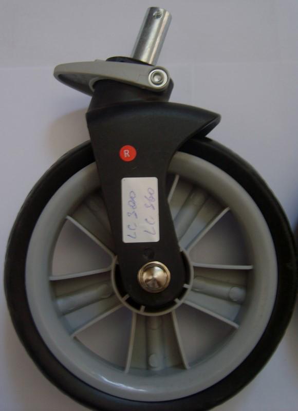 Колесо переднє до візка Happy Dino LC300/LC360 160x8 мм (17336)