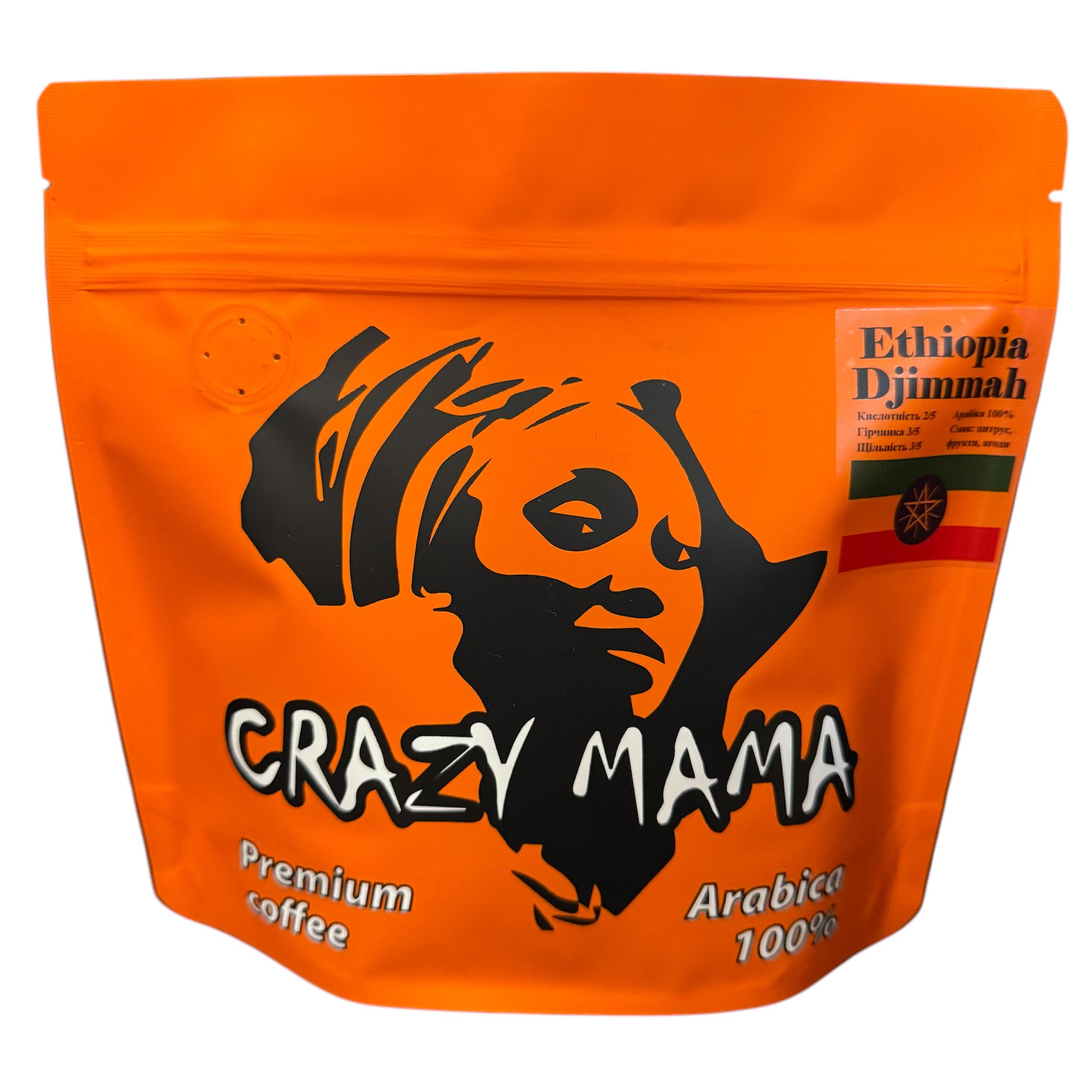 Кофе молотый Crazy Mama Ethiopia Djimmah 100% арабика 250 г (65154794)