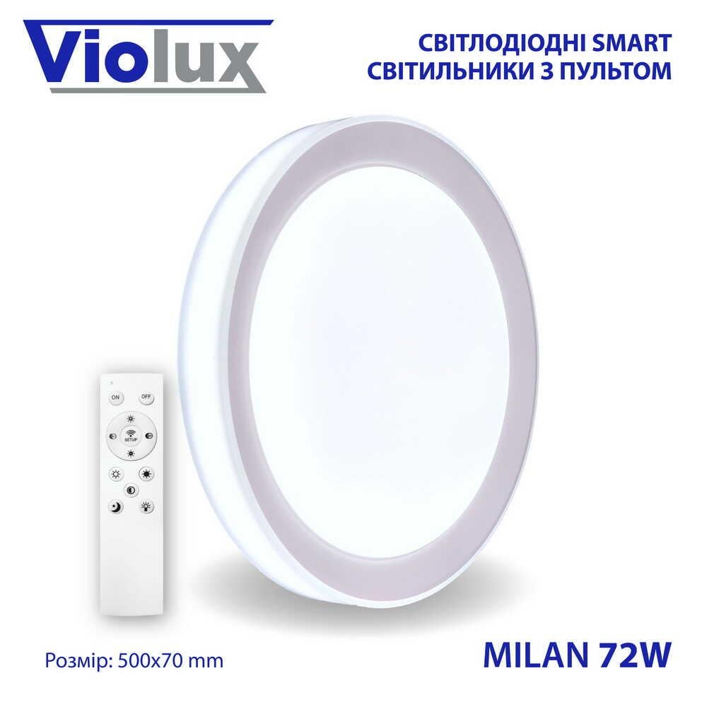 Светильник LED smart MILAN с пультом 72W 3000-6000K IP20 круг - фото 7