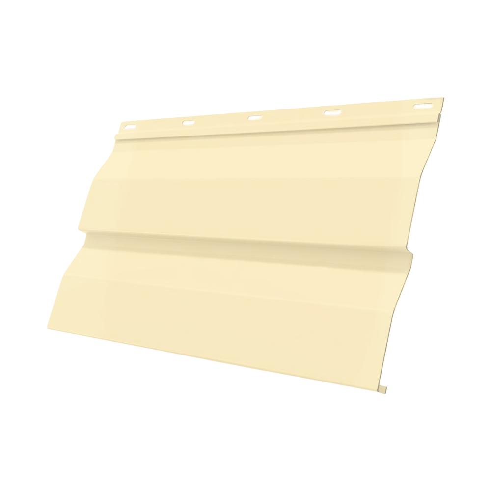 Сайдинг металевий під корабельну дошку 265х2000 мм Ral 1015 поліестер Слонова кістка (370374195)