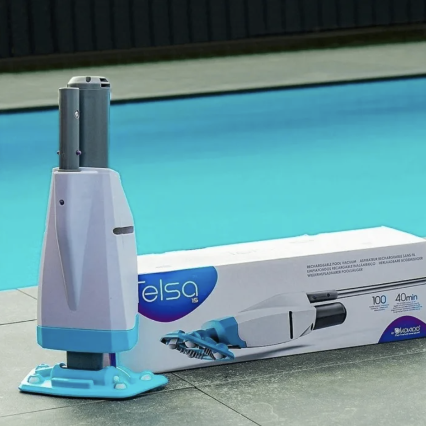 Ручний пилосос для басейну Kokido Telsa 15 з вбудованим акумулятором - фото 2 Ручний пилосос для басейну Kokido Telsa 15 з вбудованим акумулятором - фото 2