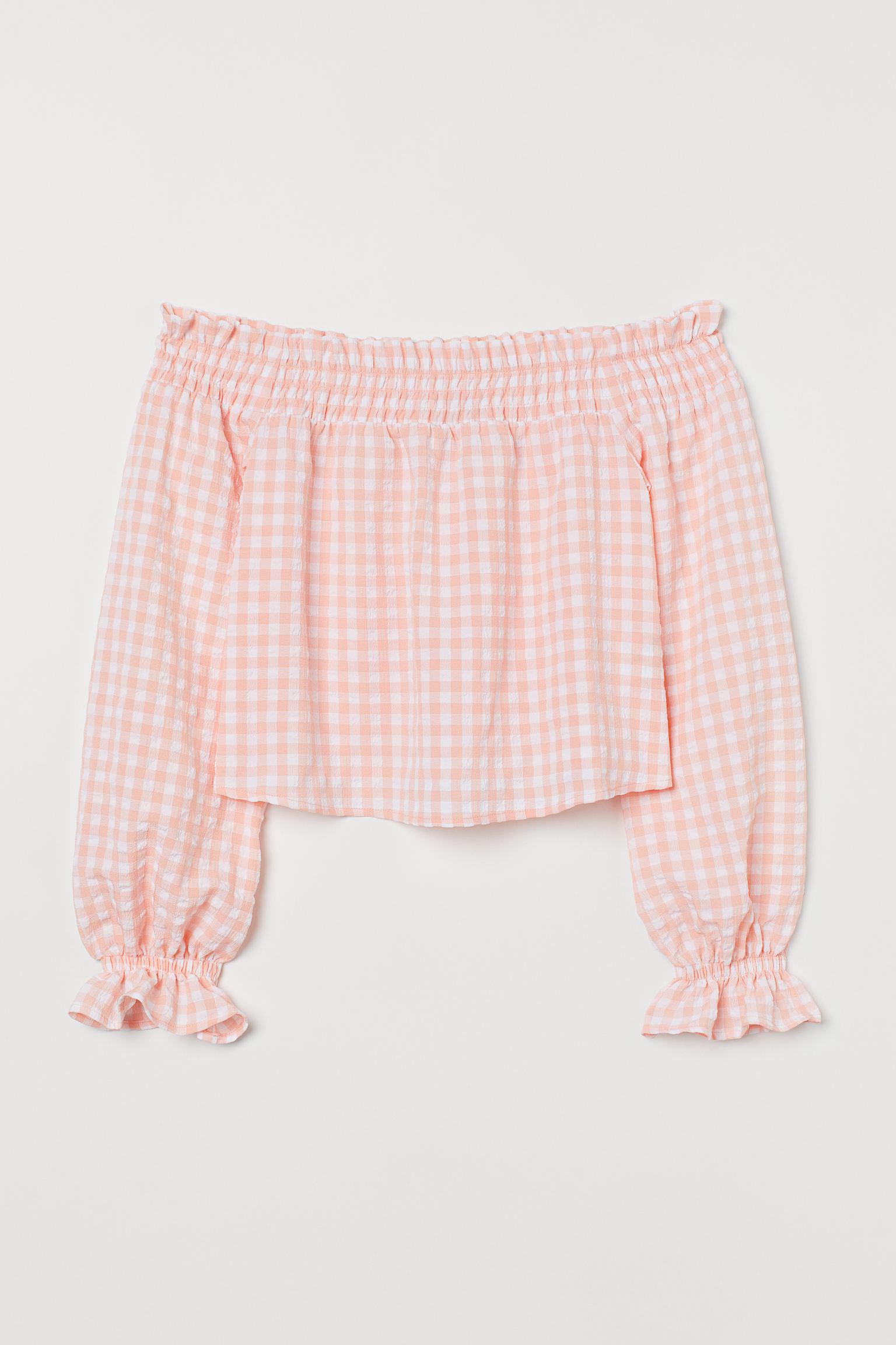 Блуза-топ L Персиковый (9512813abr)