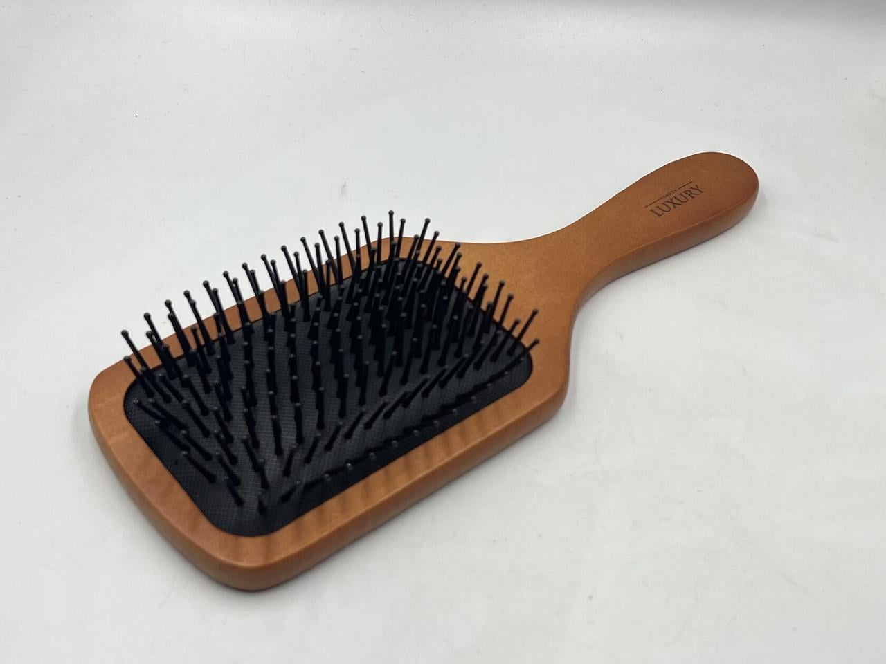 Щетка массажная для волос деревянная Beauty Luxury HB-03-25
