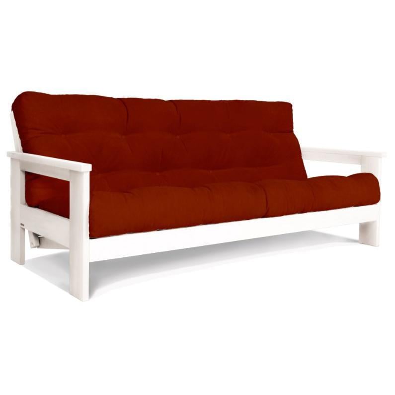 Диван-футон раскладной Woodman Mexico из массива дерева Белый/Красный - фото 1 Диван-футон раскладной Woodman Mexico из массива дерева Белый/Красный - фото 1