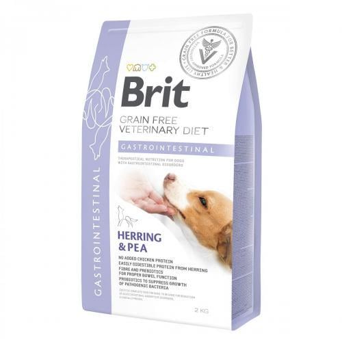 Корм для собак сухой Brit Veterinary Diet Dog Grain Free Gastrointestinal при острых и хронических гастроэнтеритах 2 кг (170945) - фото 1