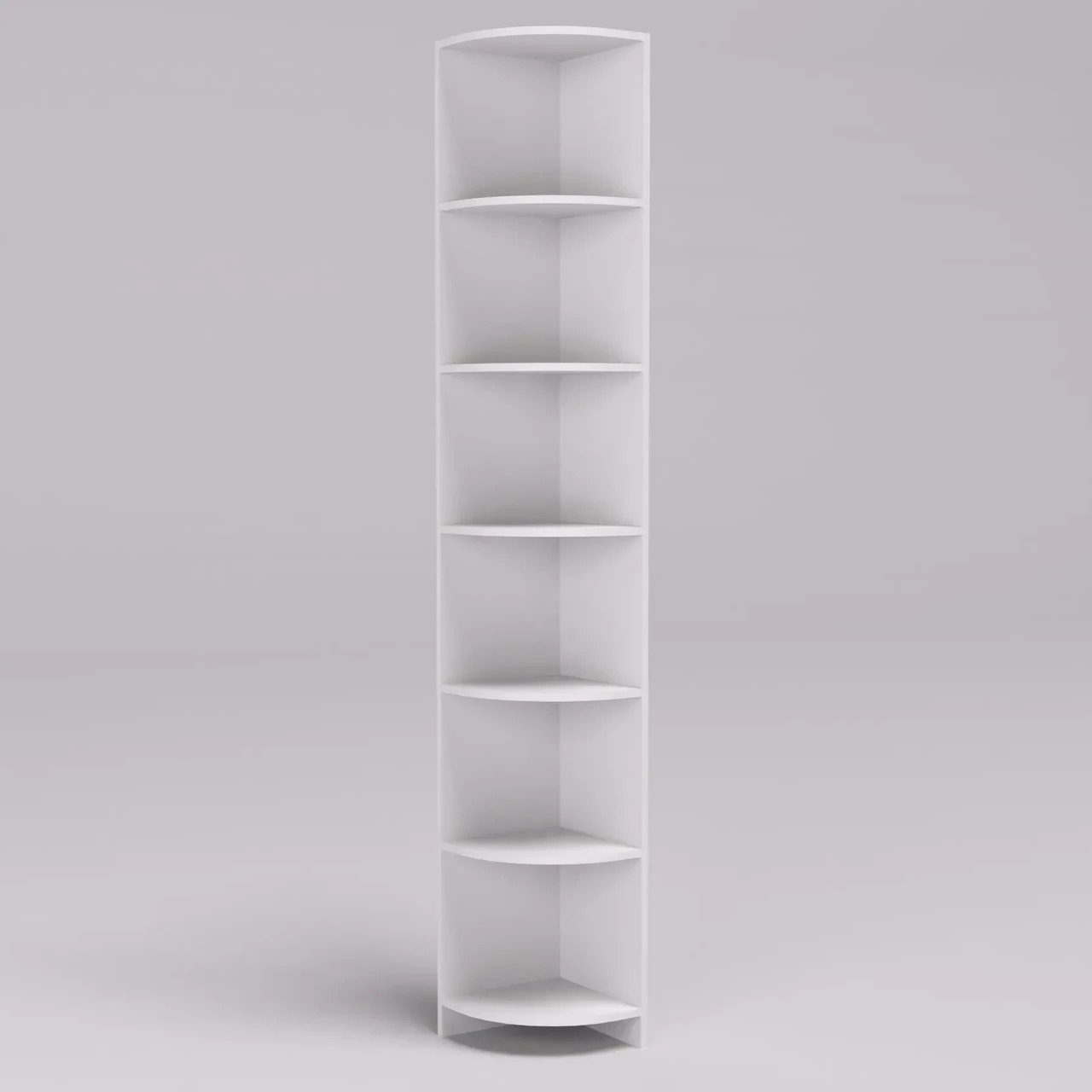 Стелаж офісний кутовий Kontinent ОК-1 32х32х210 см Білий (53116638) Стелаж офісний кутовий Kontinent ОК-1 32х32х210 см Білий (53116638)