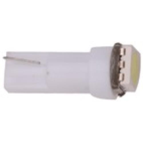 Автолампа диодная T-5 1SMD 5050/12V W 54242 (T-5 1SMD 5050W)