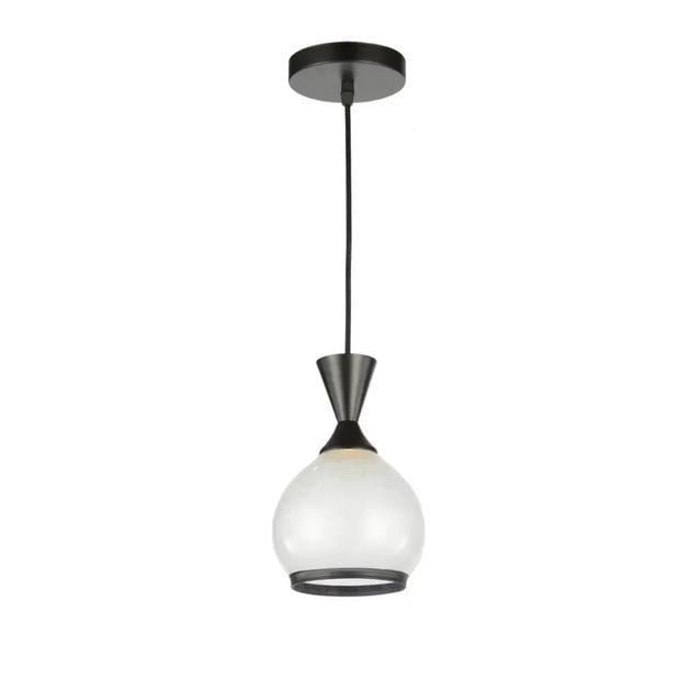 Підвісний світильник Valeso Interees з круглим плафоном Е27 IP20 Чорний (V-6155-1 BK)