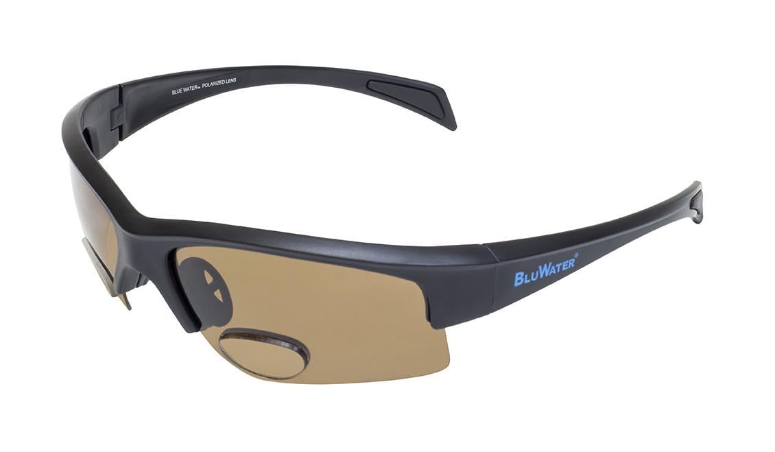 Окуляри біфокальні BluWater Bifocal-2 Polarized +2,0 Коричневий (4БІФ2-50П20)