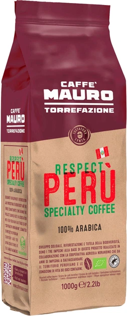Кава в зернах Caffè Mauro Respect Peru 1 кг