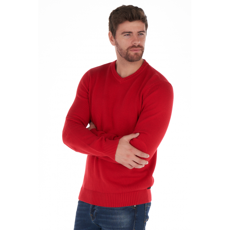 Светр чоловічий Lee cooper 10495523 XL Червоний - фото 3 Светр чоловічий Lee cooper 10495523 XL Червоний - фото 3