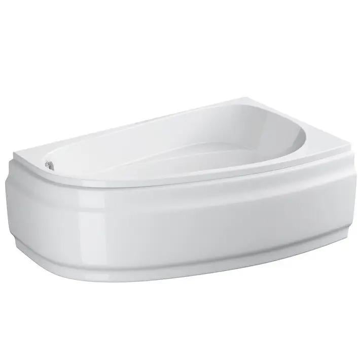 Панель универсальная асимметричная Cersanit Joanna New с креплением пластиковая 160x54,5 см Белый - фото 3