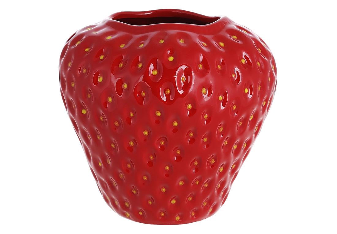 Ваза керамическая Strawberry 15,5x15x16 см (998-003)