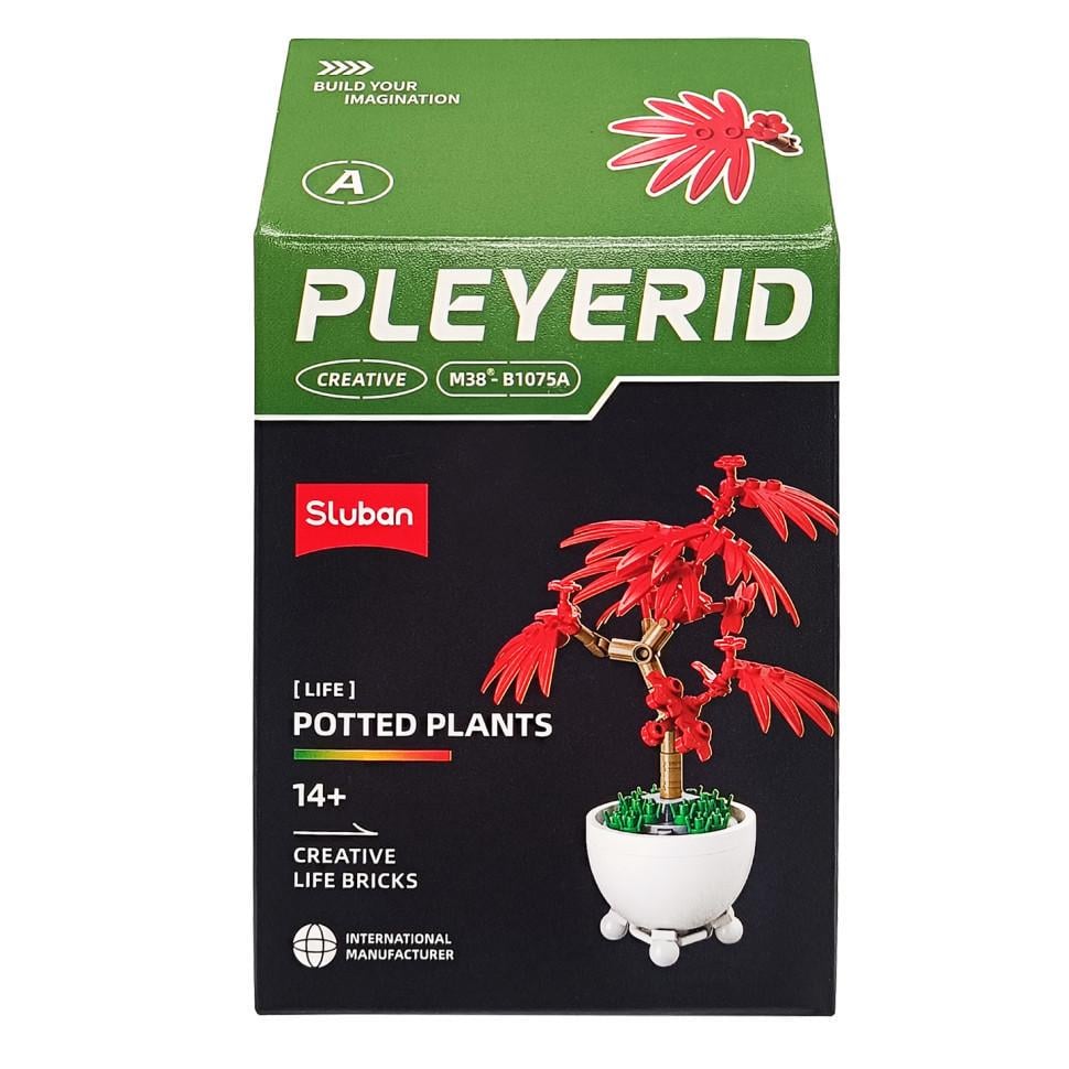 Конструктор дитячий Sluban Квіти у горщику Potted Plants M38-B1075A (RLT50856)