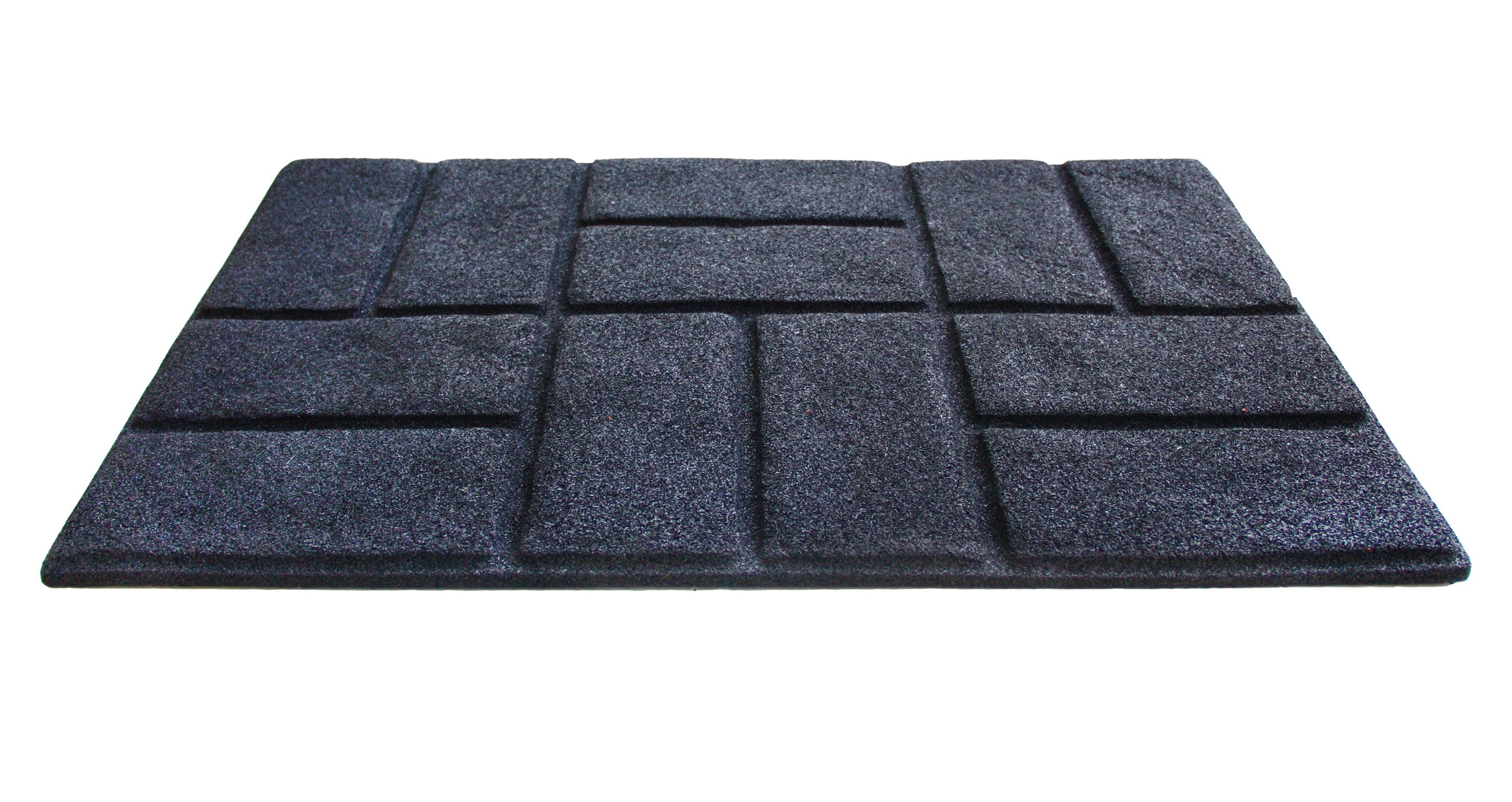 Килимок придверний Torn Brick 50х75 см Графит