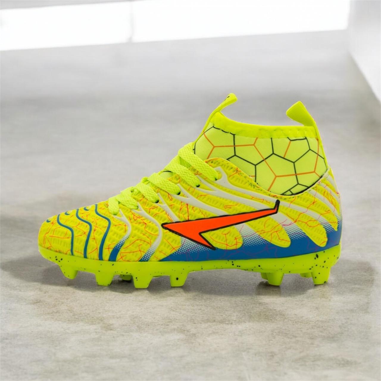 Бутси для дітей by Soccer's KRAS 2060 з шкарпеткою р. 32 20,5 см Жовтий (2672902992) Бутси для дітей by Soccer's KRAS 2060 з шкарпеткою р. 32 20,5 см Жовтий (2672902992)